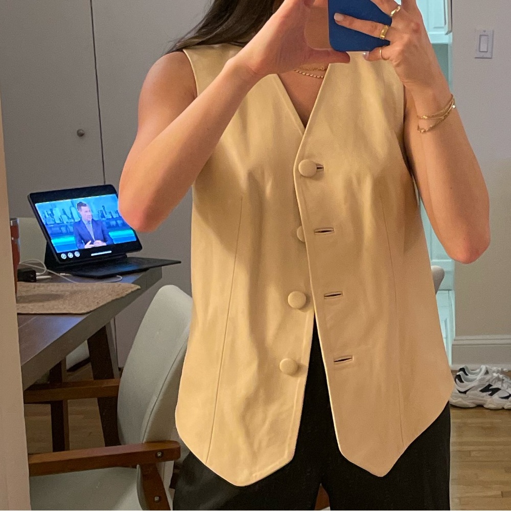 By Malene Birger Simonse Leather Vest
